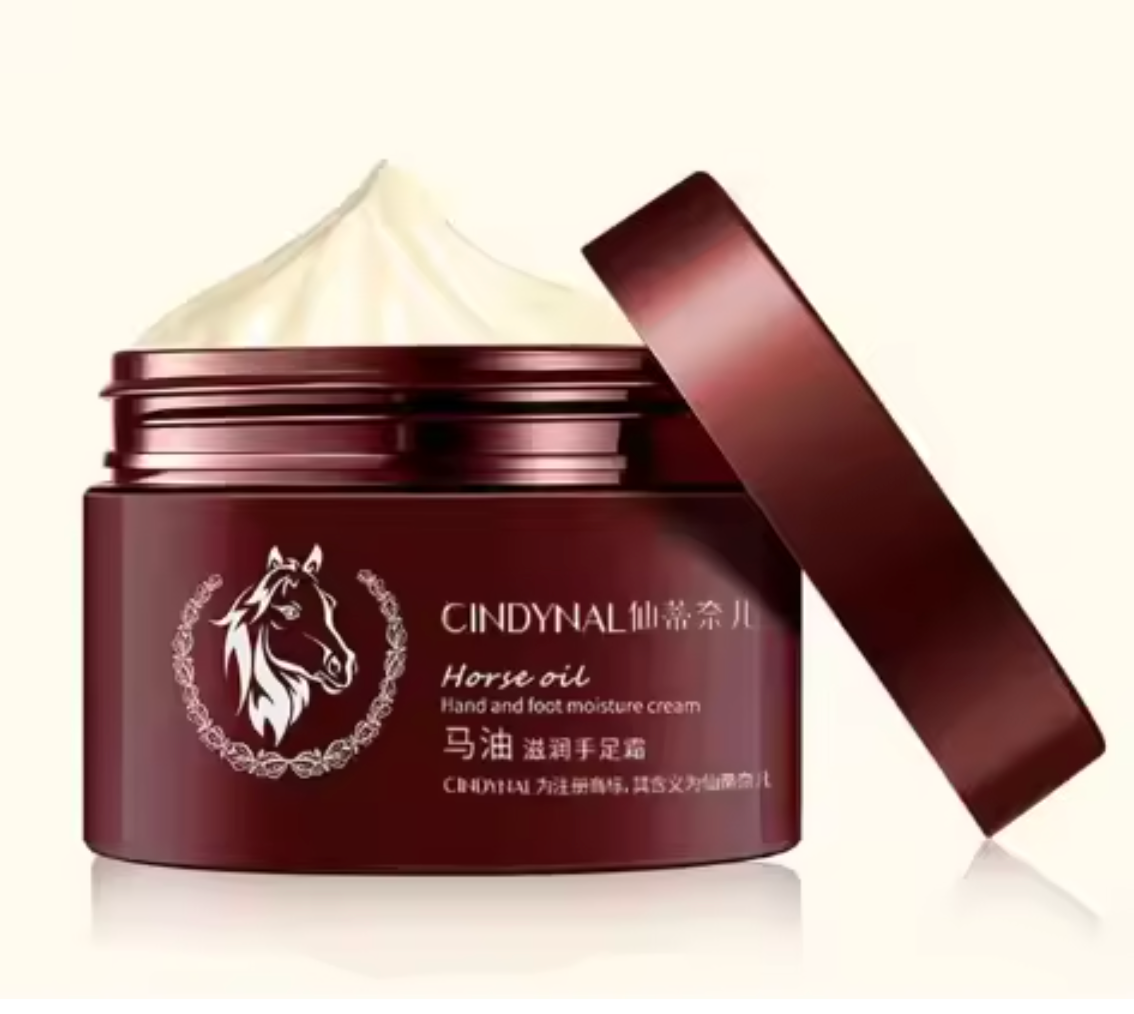 كريم الحرير العلاجي – لترميم وترطيب تشققات الجسم بزيت الحصان